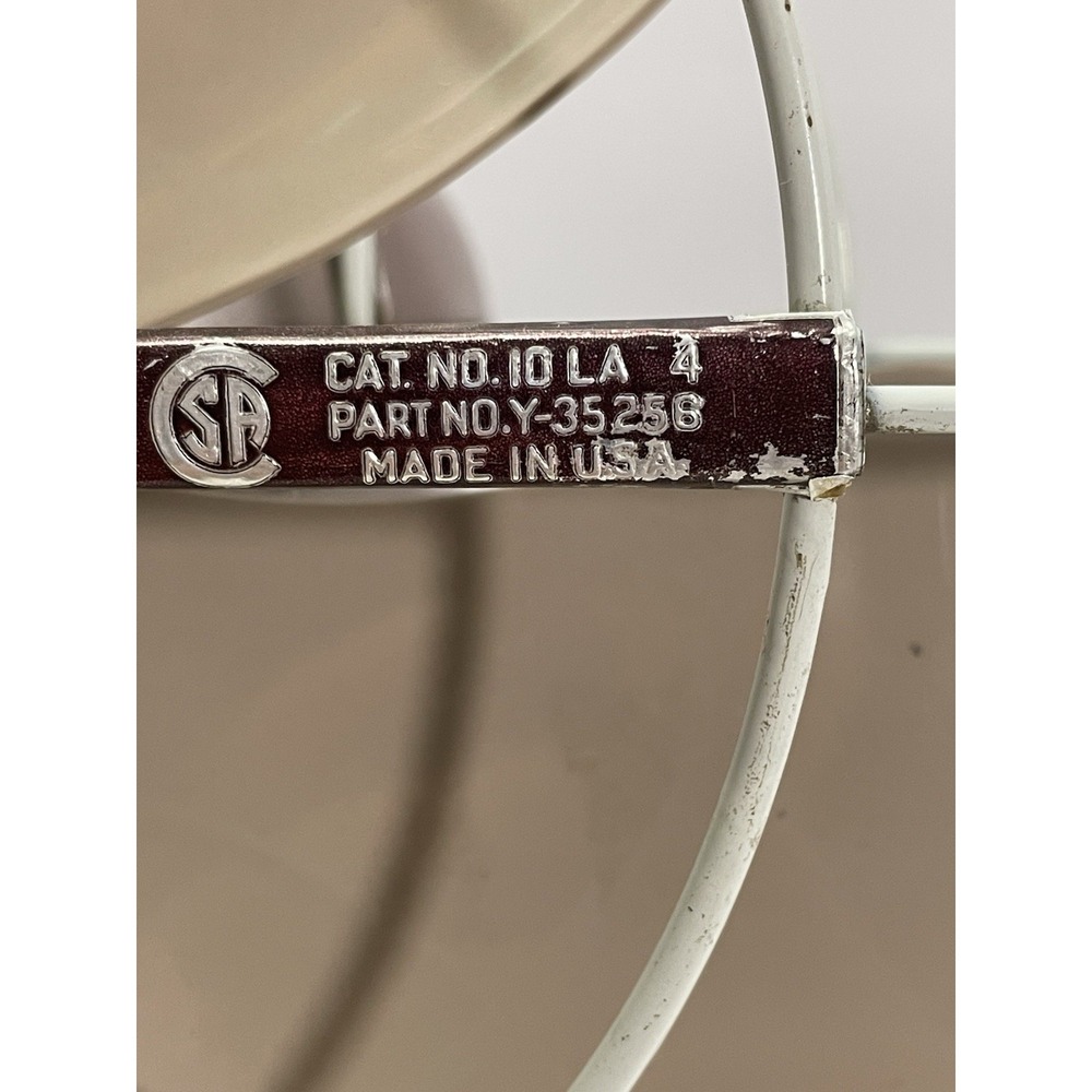 Vintage Westinghouse 10 Inch Oscillating Fan‎ Cat No 10 LA 4 Part No Y-35256 - Picture 10 of 11